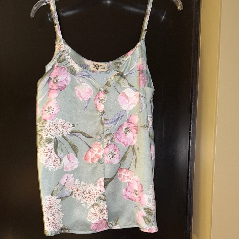 Show Me Your MuMu Pastel Floral Camisole